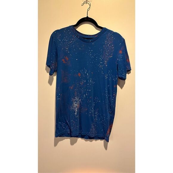 Vintage 2000s MARC BY MARC JACOBS Oversized Stretchy T-Shirt with Paint Platter - Picture 3 of 3